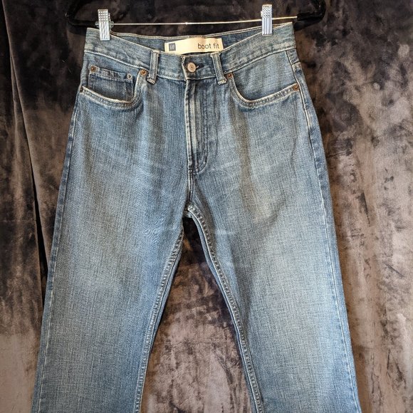GAP Men's Bootcut Jeans - Blue - Picture 1 of 5